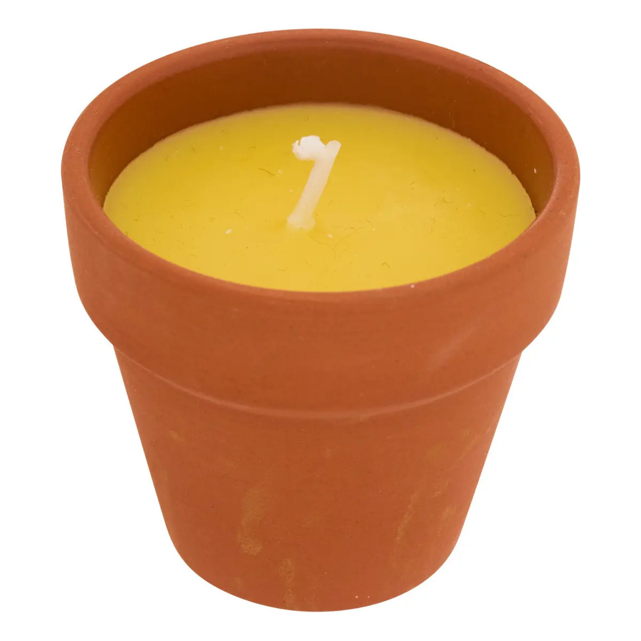Lot de 6 bougies 39g Terry parfumées à la citronnelle pot en terre cuite