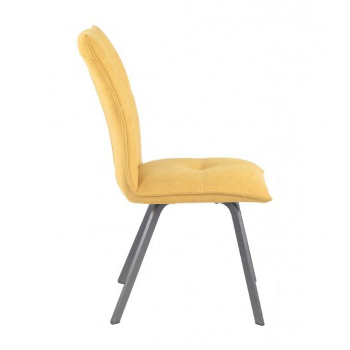 Chaise design en tissu & métal - JADE