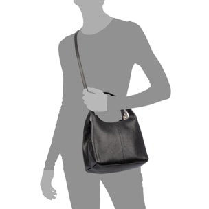 Barasso bolso de mano mujer. Piel auténtica Dollaro.