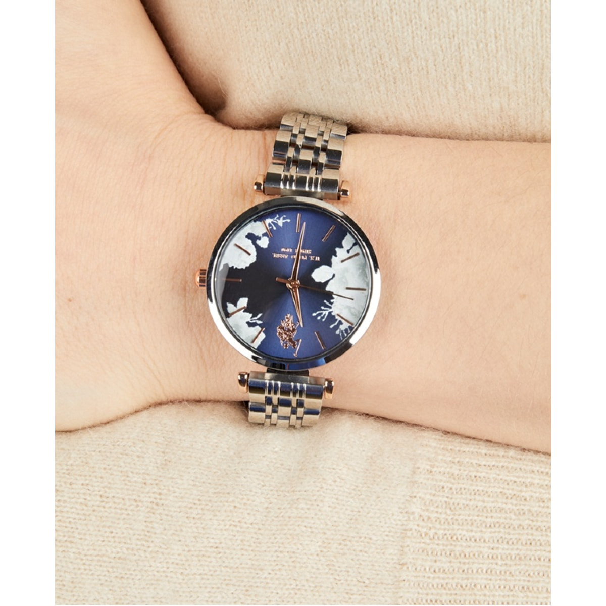 Orologio U.S. Polo Assn. In metallo e acciaio