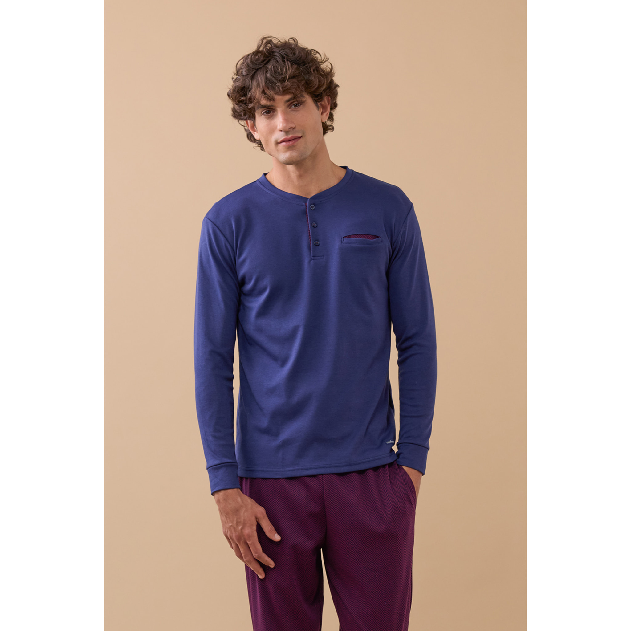 Pigiama uomo caldo cotone articolo task Noidinotte