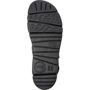 Sandalias - CAMPER Oruga Up - Negro - Cuero liso