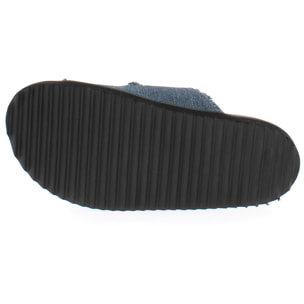Armata di Mare Scarpe Donna Ciabatte con Doppia Fibbia AMD S61H39 Blu