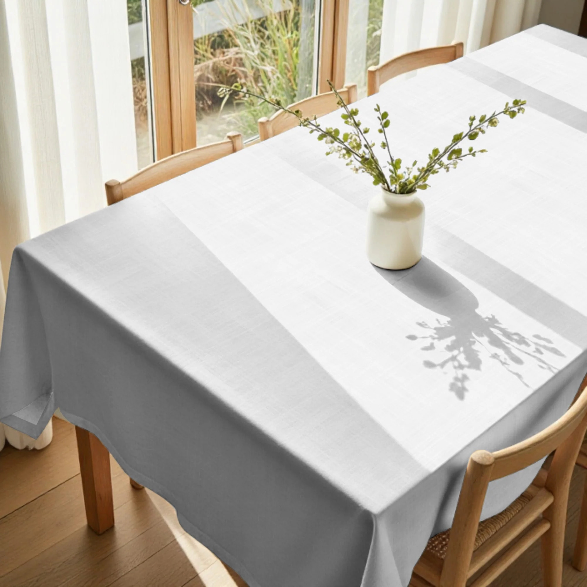 Nappe en résine anti-taches Gris Clair