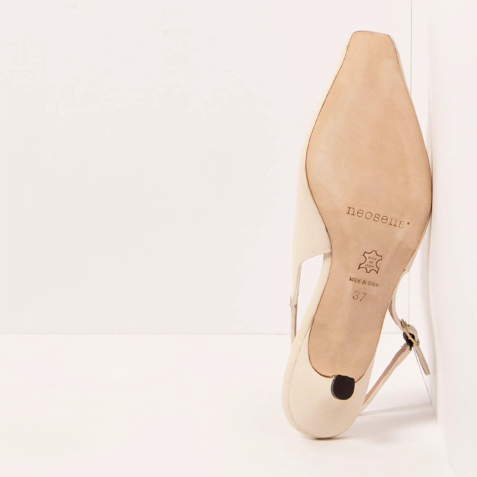 Sandalias con tacón S3024 NAPPA CREAM ALEDO color Cream