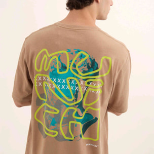 Camiseta Estilo Urbano Oversize Algodón Orgánico Toffee STREETWEAR T-SHIRT TOFFE