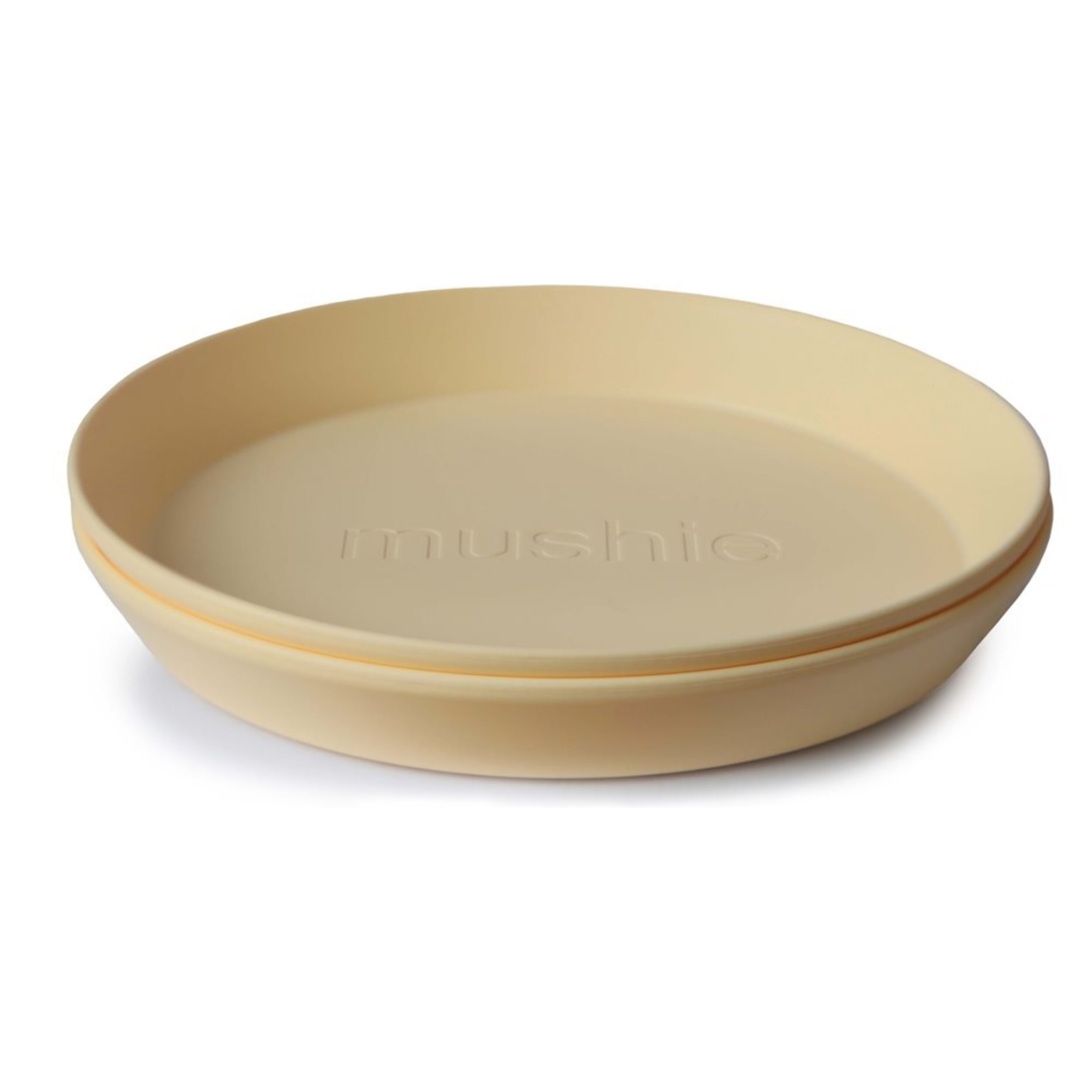 Mushie Pack Dos Platos Redondos Solid