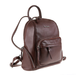 Zaino da donna in pelle Made in Italy - Modello Lunaria Pro - Casual - 28.0 x 31.0 x 14.0 cm