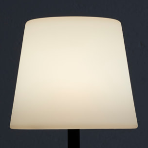 Lampe A Poser Ip44 Rechargeable H40cm Noir