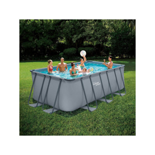 Piscine tubulaire "Ludo 2" - 4,01 x 2,01 x 1,22 m - Filtration 2,3 m3/h