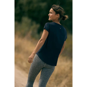 T-shirt basico in cotone stile sportivo nero