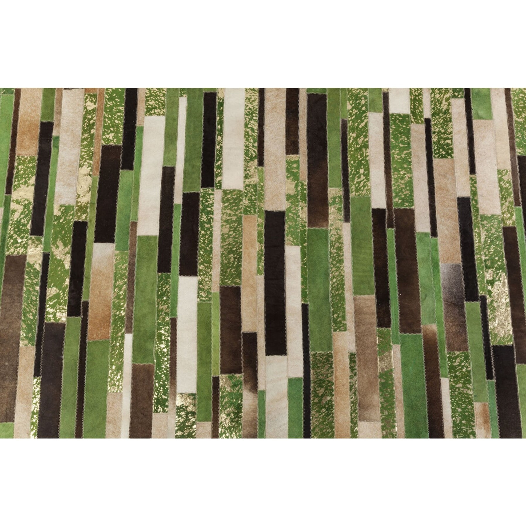 Tapis Brick vert Kare Design