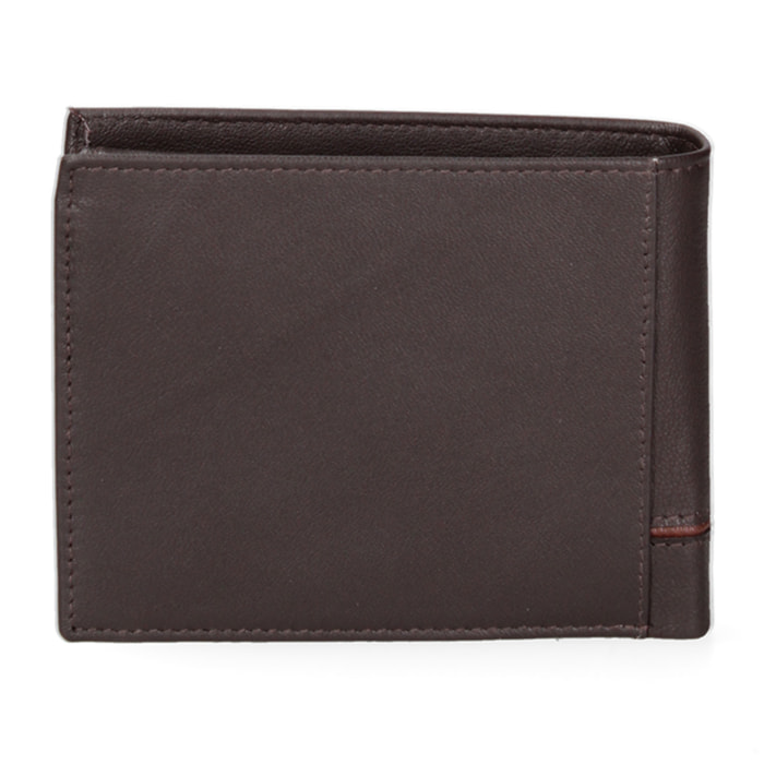 Portafoglio  da uomo In Vera pelle Made in Italy 12x9,5x2 cm