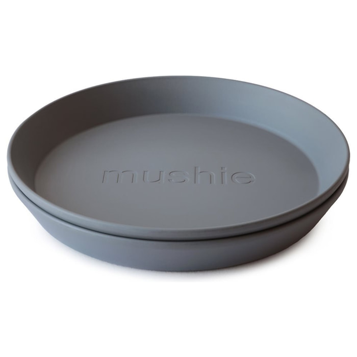 Mushie Pack Dos Platos Redondos Solid
