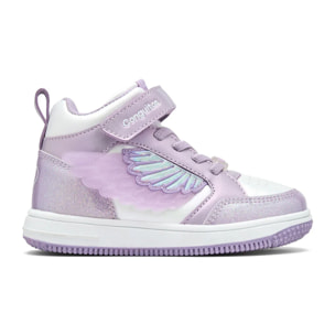 Zapatillas Altas De Luces De Niña Con Alas