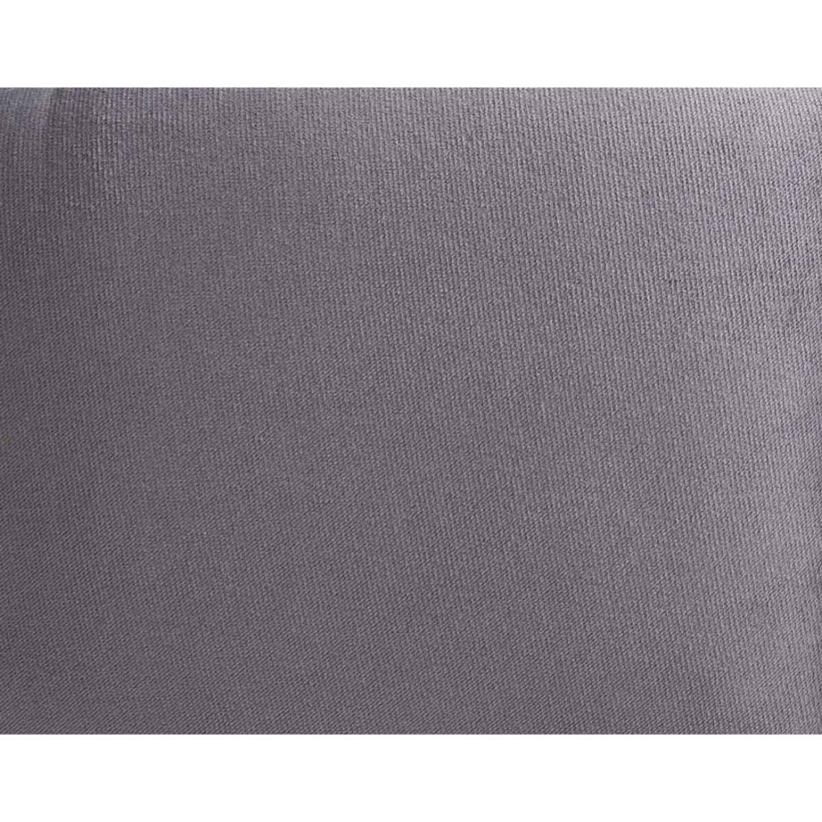 Torreon - lit coffre - 160x200 - sommier inclus - en velours - Gris foncé