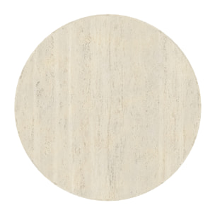 Lysandre – Table basse carrée magnésie blanc moucheté