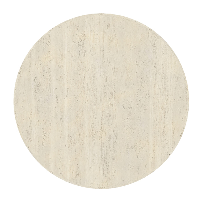 Lysandre – Table basse carrée magnésie blanc moucheté