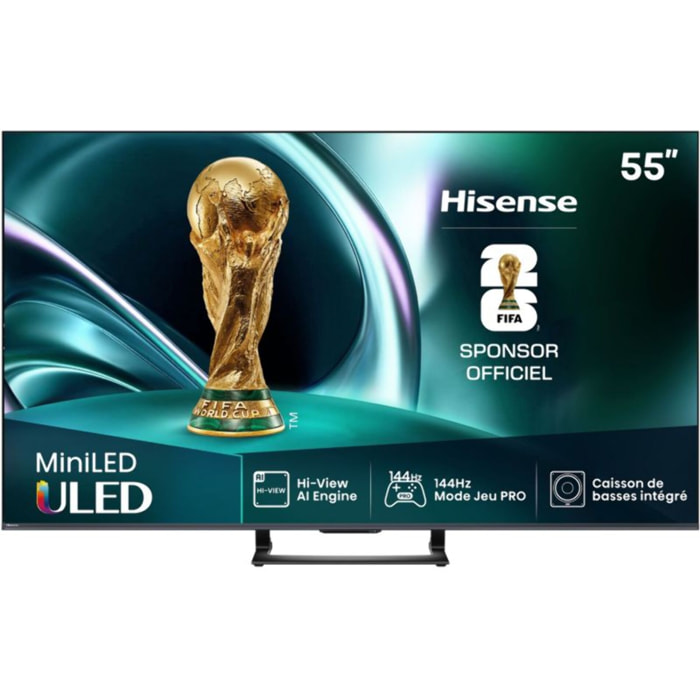TV Mini Led HISENSE 55U7Q 2025 - 55 pouces ( 139 cm )