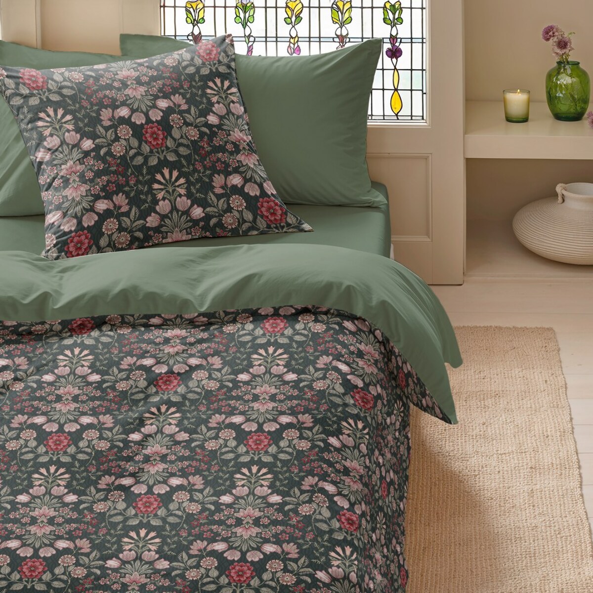 Funda nórdica milara verde