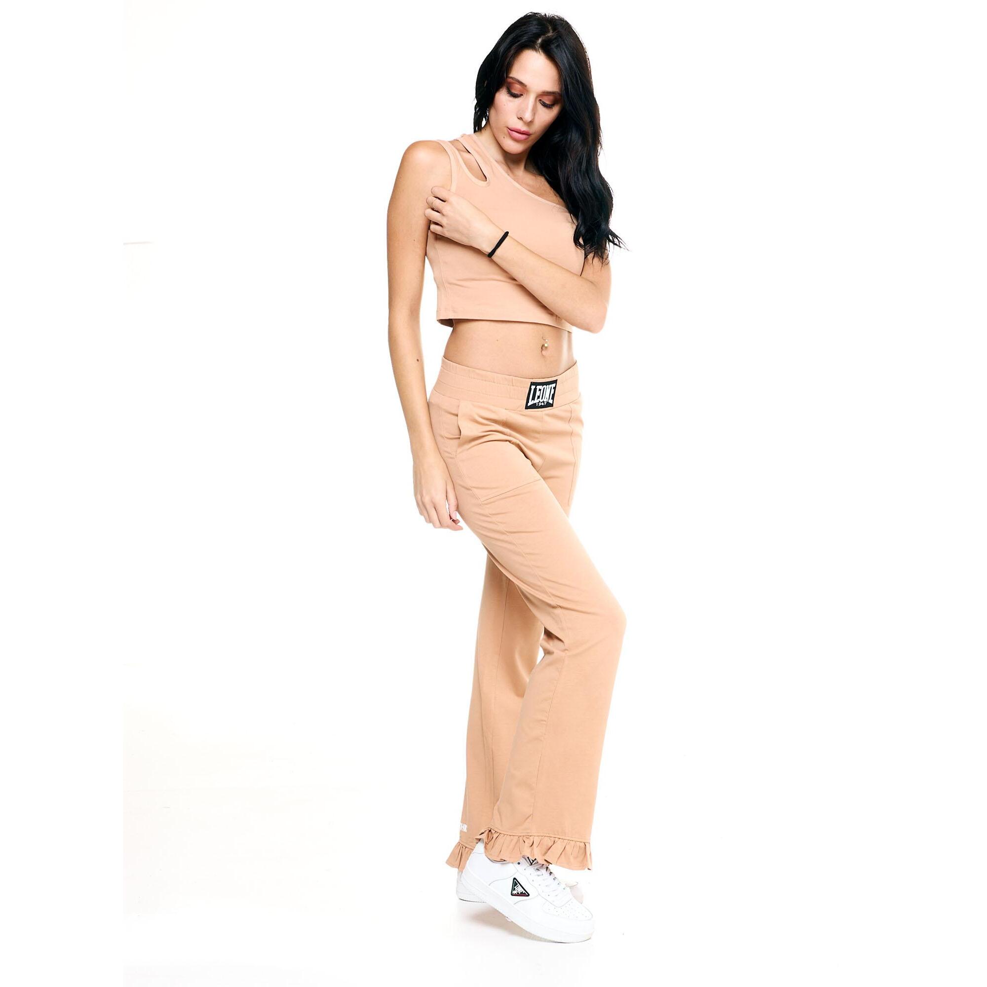 Pantalone da donna rouches Earth Tones