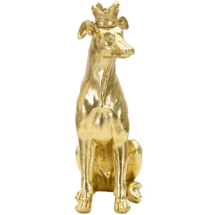 CANE C/CORONA ORO CM 20X12,5X33