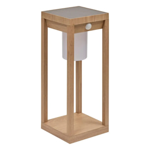 Lanterne Piky solaire beige lin H40cm