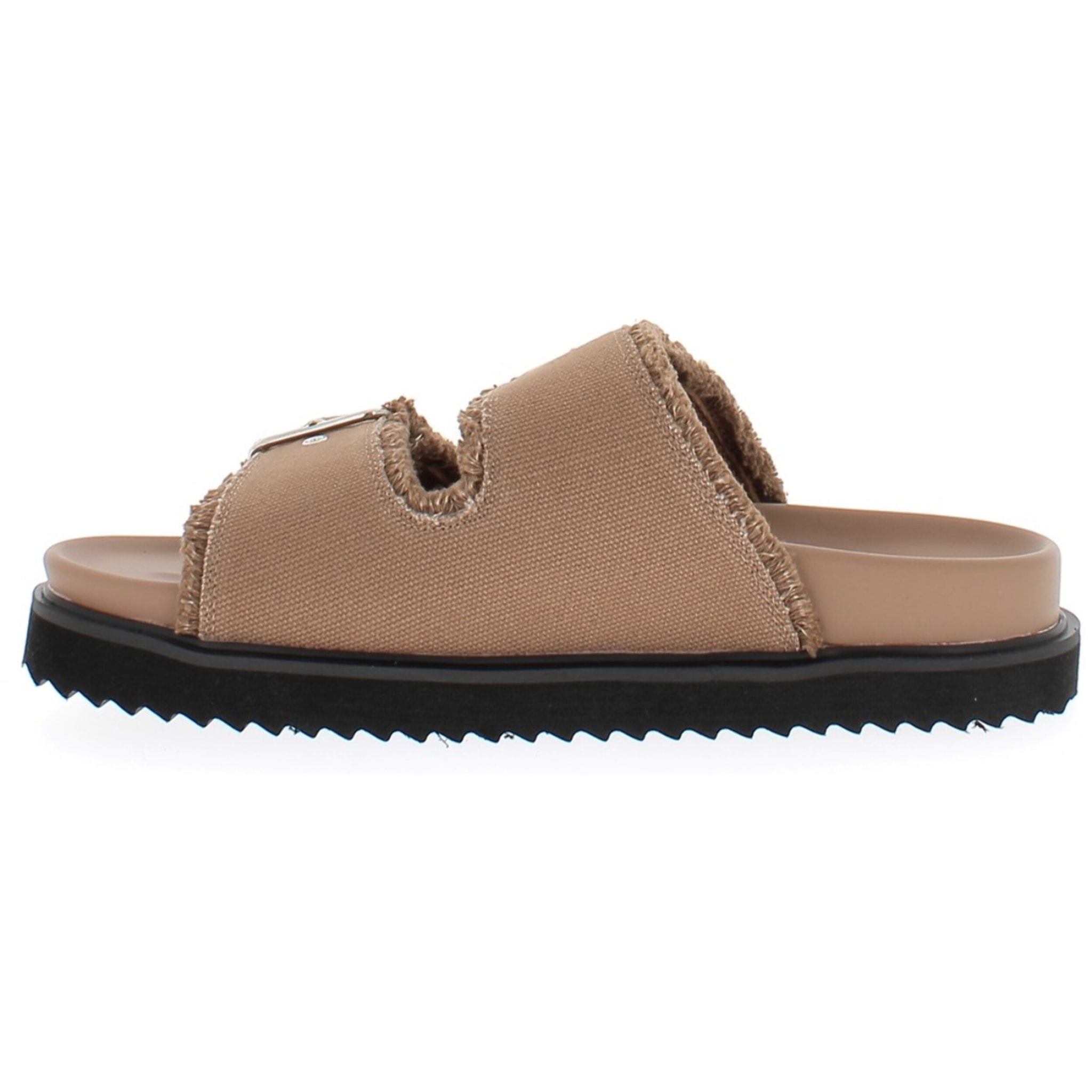 Armata di Mare Scarpe Donna Ciabatte con Doppia Fibbia AMD S61H39 Burro