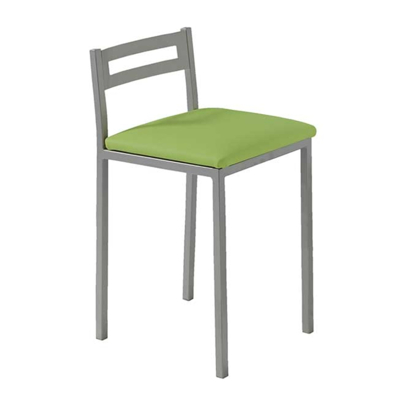 Set de 4 taburetes – Polipiel y metal