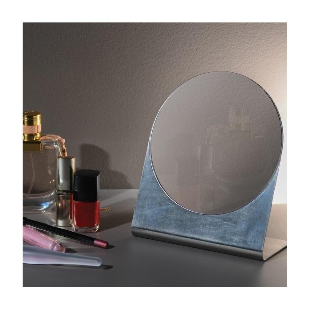 Miroir rond à poser Inox ALENA Brushed Spirella