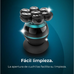 Cecotec Afeitadora de cabeza Bamba PrecisionCare Skull Shaver Cabezal Extragrand