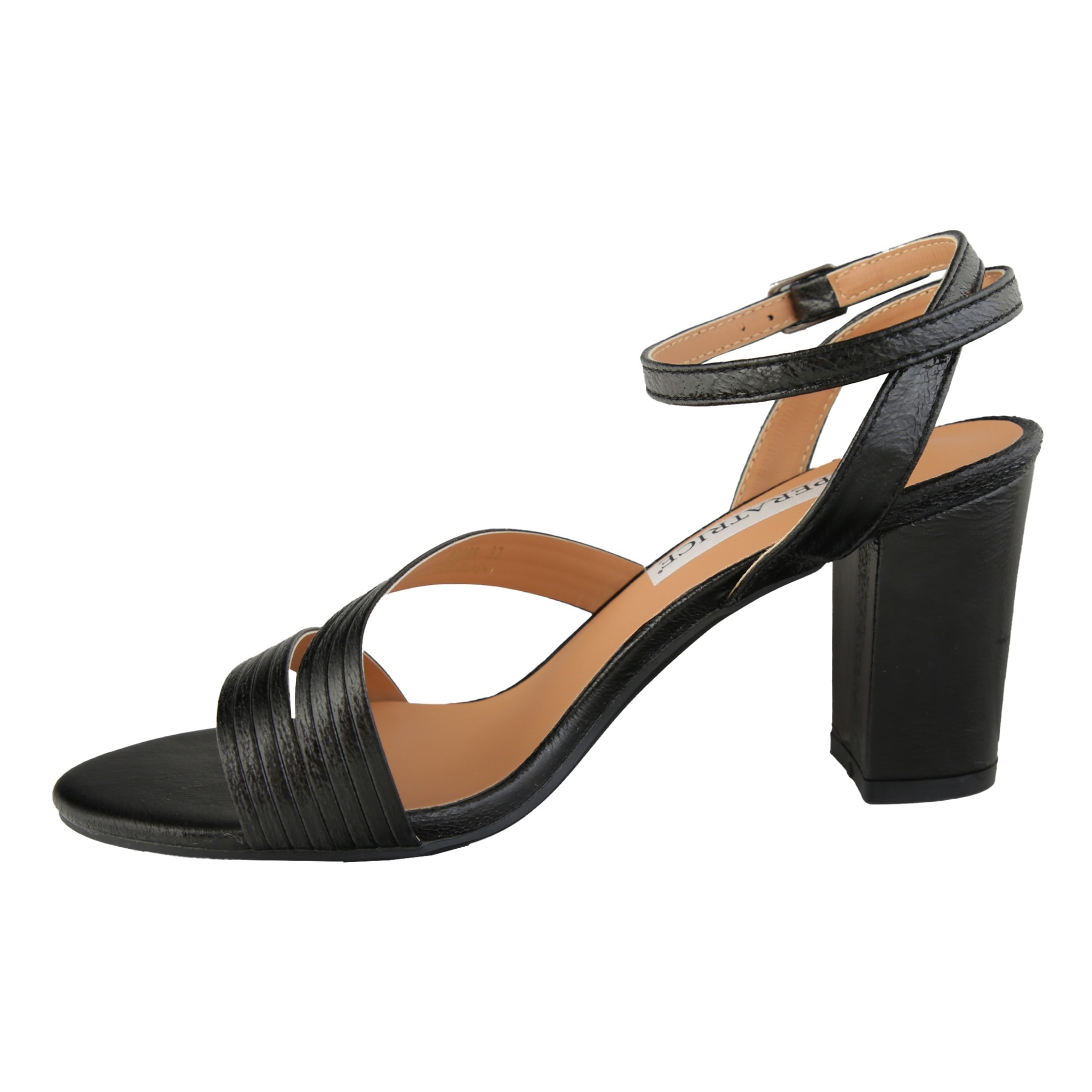 Sandali con tacco quadrato