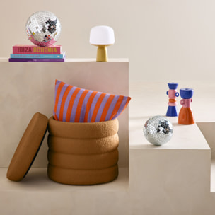 Tabouret coffre bouclette SNOW