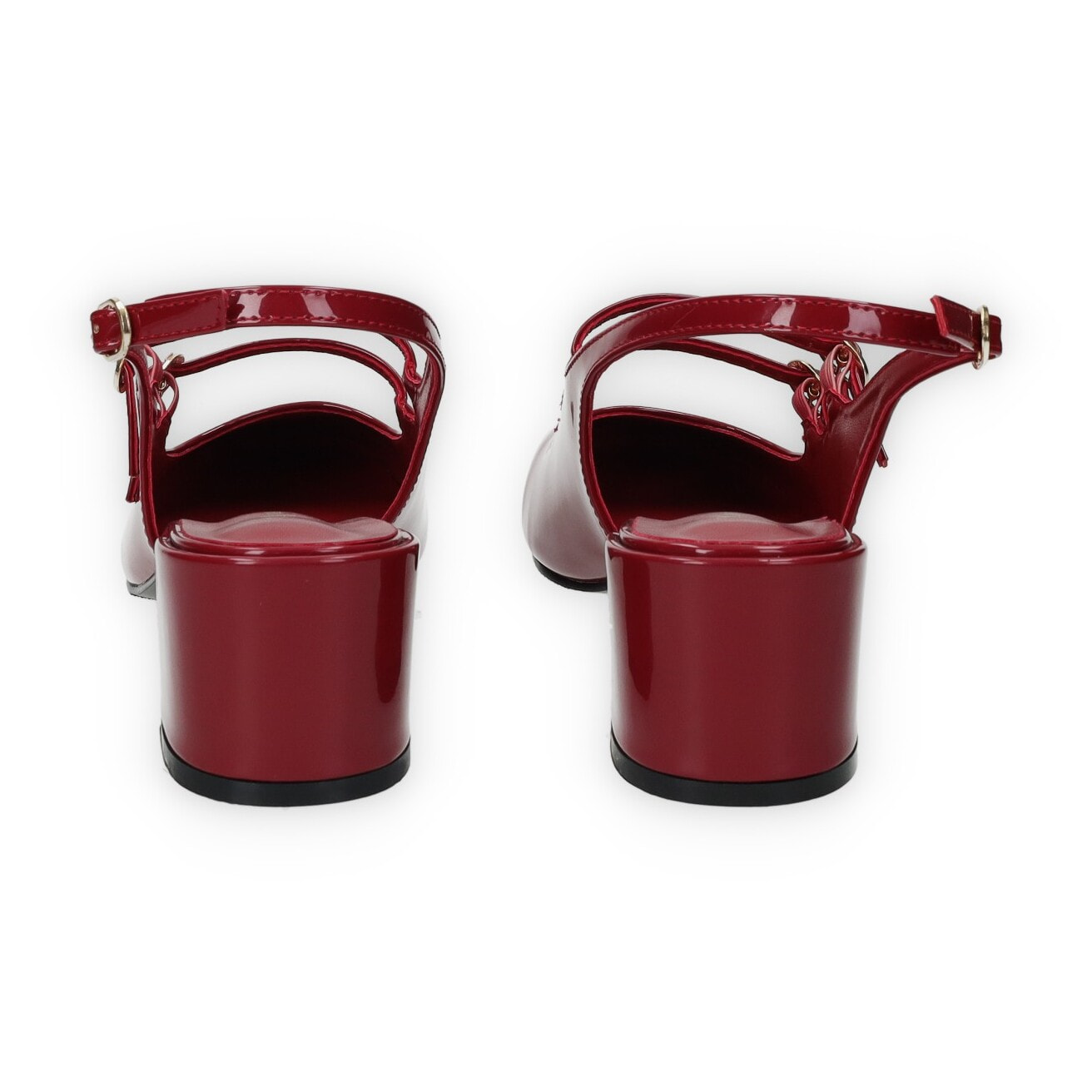 Décolleté sling back Donna Tata Italia Rosso