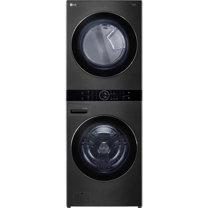 Lave linge séchant hublot LG F761TOWERB Washtower