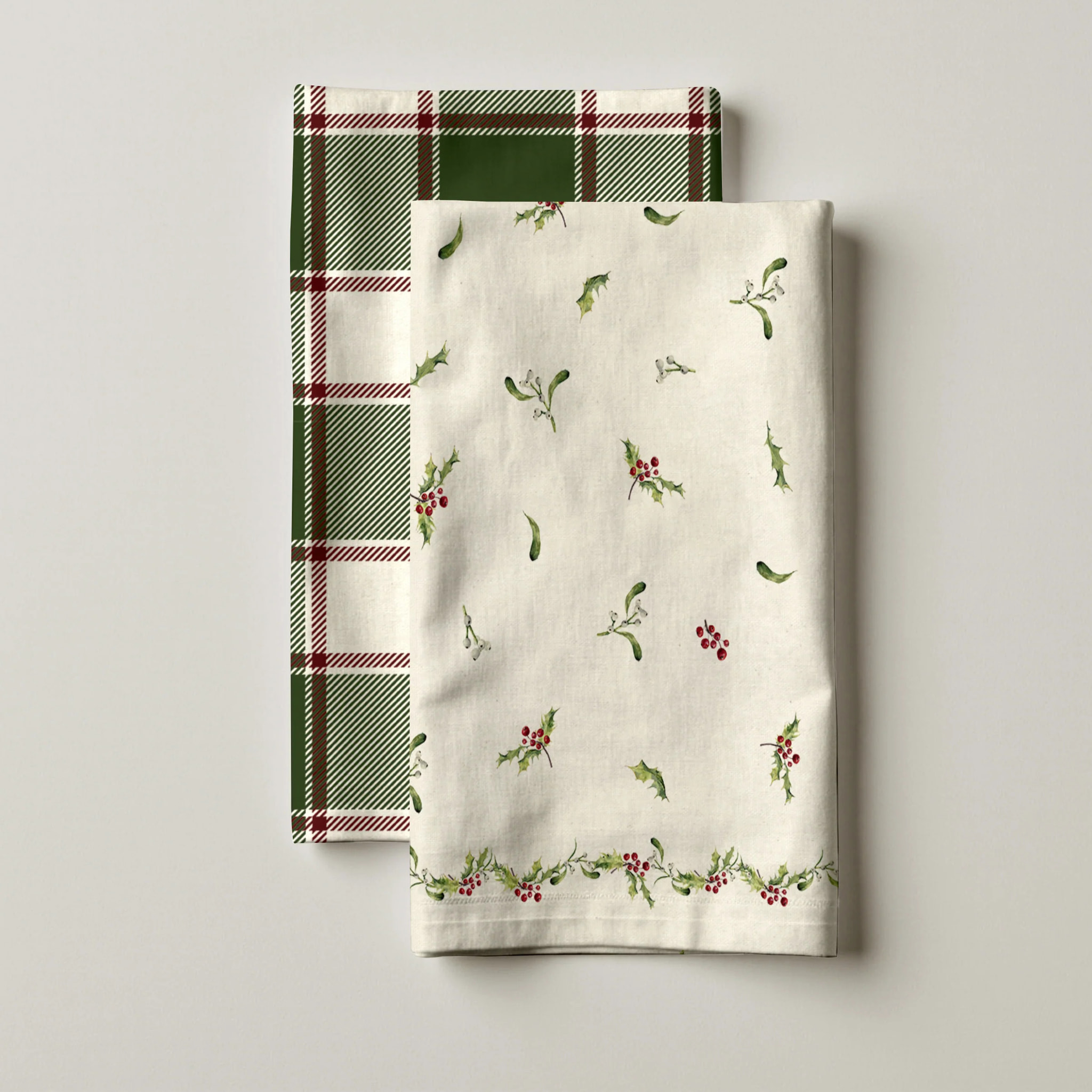 Lot de 2 torchons de cuisine Holly - Wish 11