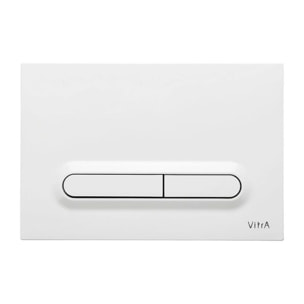 V-Fix Core Pack WC bâti-support + WC sans bride Vitra S60 + Abattant SoftClose + Plaque blanc (V-FixS60-4)