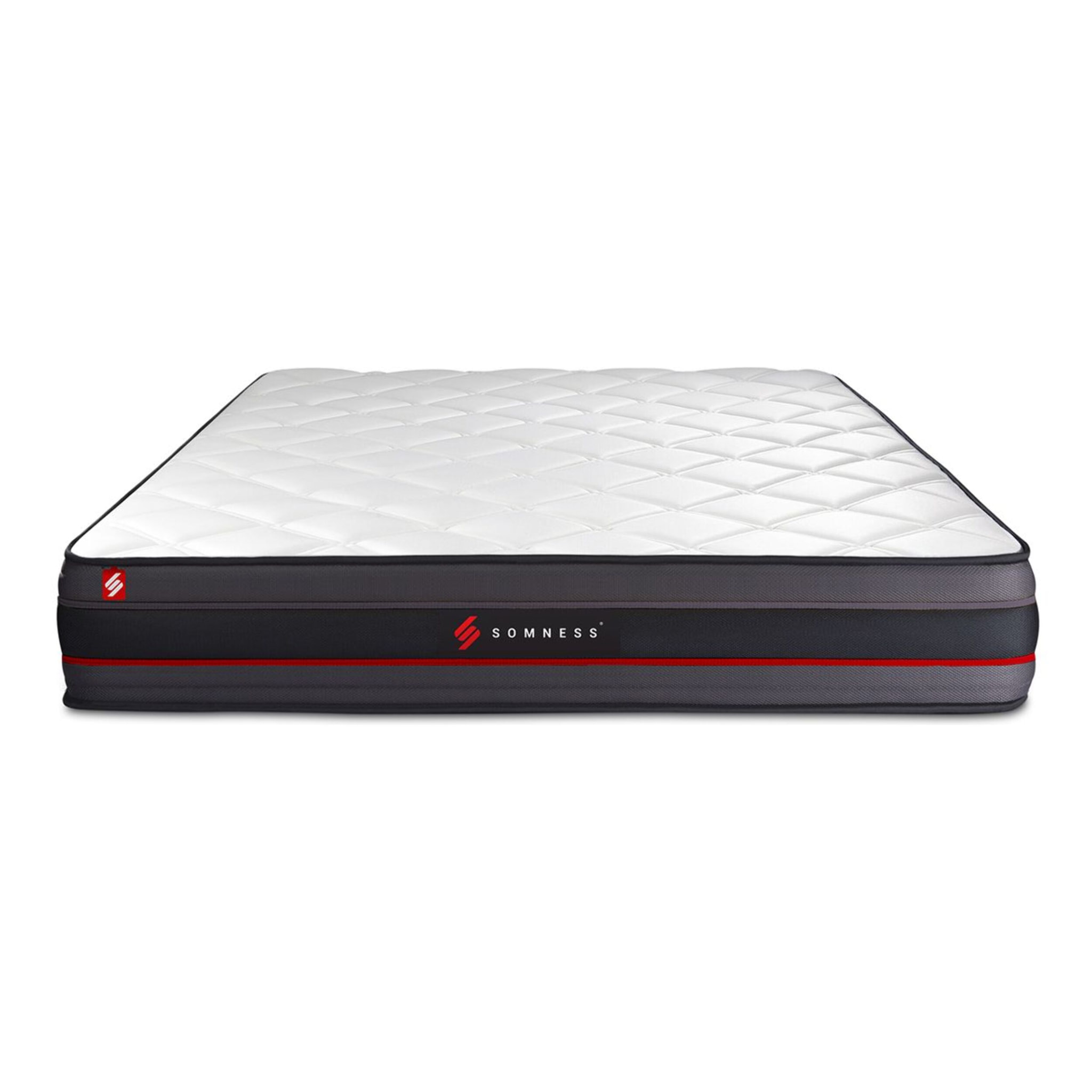 Matelas Mémoire de forme - Confort ferme et accueil enveloppant - 24 d'épaisseur, 5 zones de confort - Bien-être nuit après nuit - 2 places