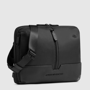 Piquadro Borsello in tessuto riciclato e pelle porta iPad®Pro 11, schermato con protezione RFID