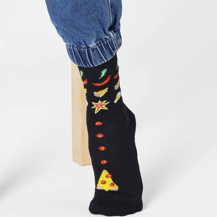 Calcetines pizza invaders sock