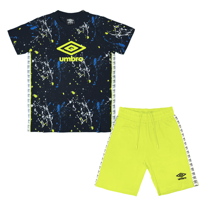 Completo Corto Ragazzo UMBRO Cotone 8 / 16 Anni