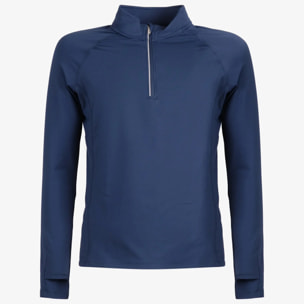 Felpa Esercito sport a maniche lunghe blu donna