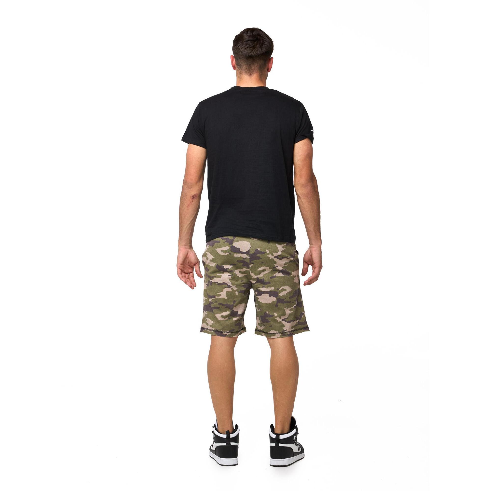 Conjunto completo de hombre con camiseta y pantalón corto camuflaje Leone Summer Style