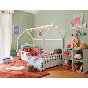 Patère Chacha 4 Crochets 50x4,5x20 cm Vert et Rouge