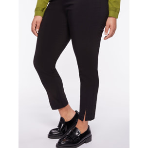 Fiorella Rubino - Pantalones skinny con aplicaciones laterales - Negro