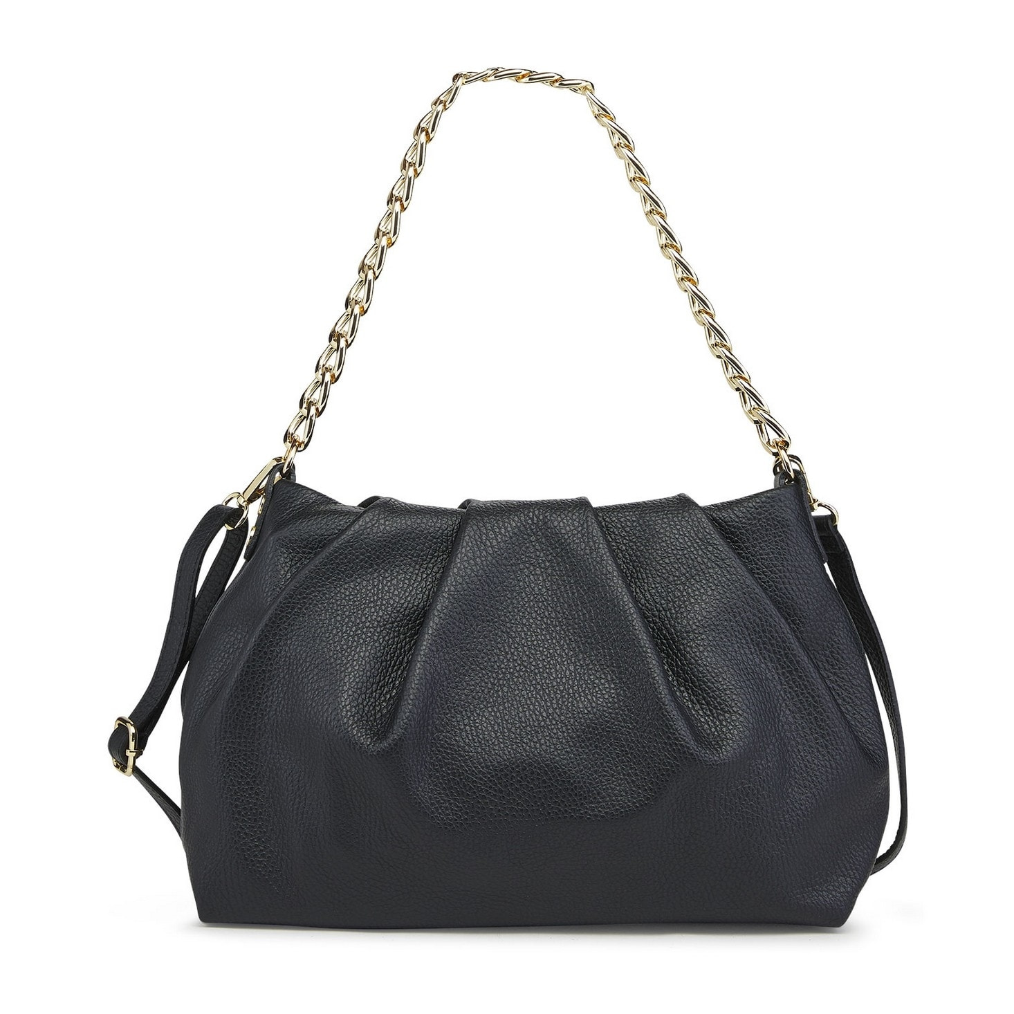 Borse Donna colore Nero-in pelle Made in Italy 24x32x11cm