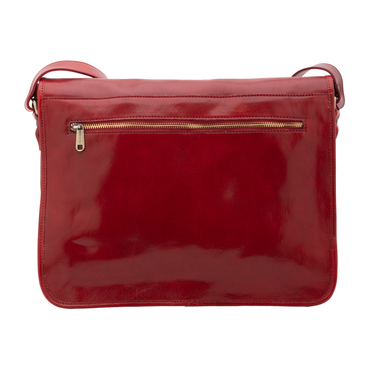 Borsa a tracolla  da uomo In Vera pelle Made in Italy 30x38x12 cm