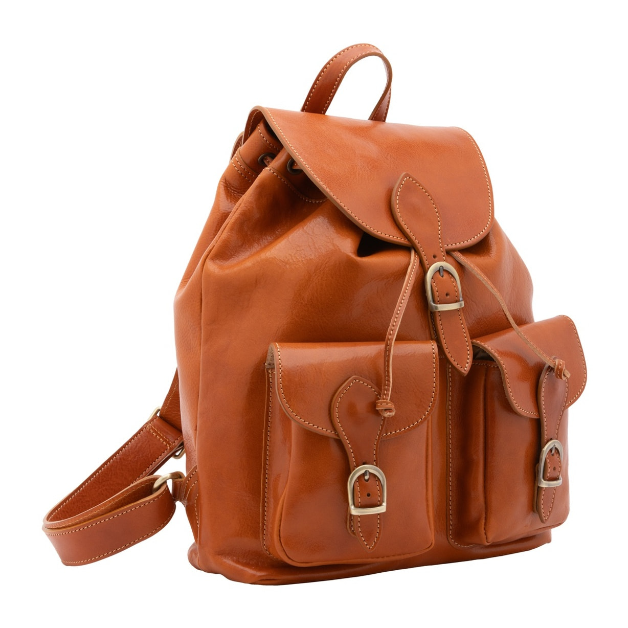 Borsa a spalla da donna - Modello False - Vera pelle - 37.0 x 30.0 x 13.0 cm