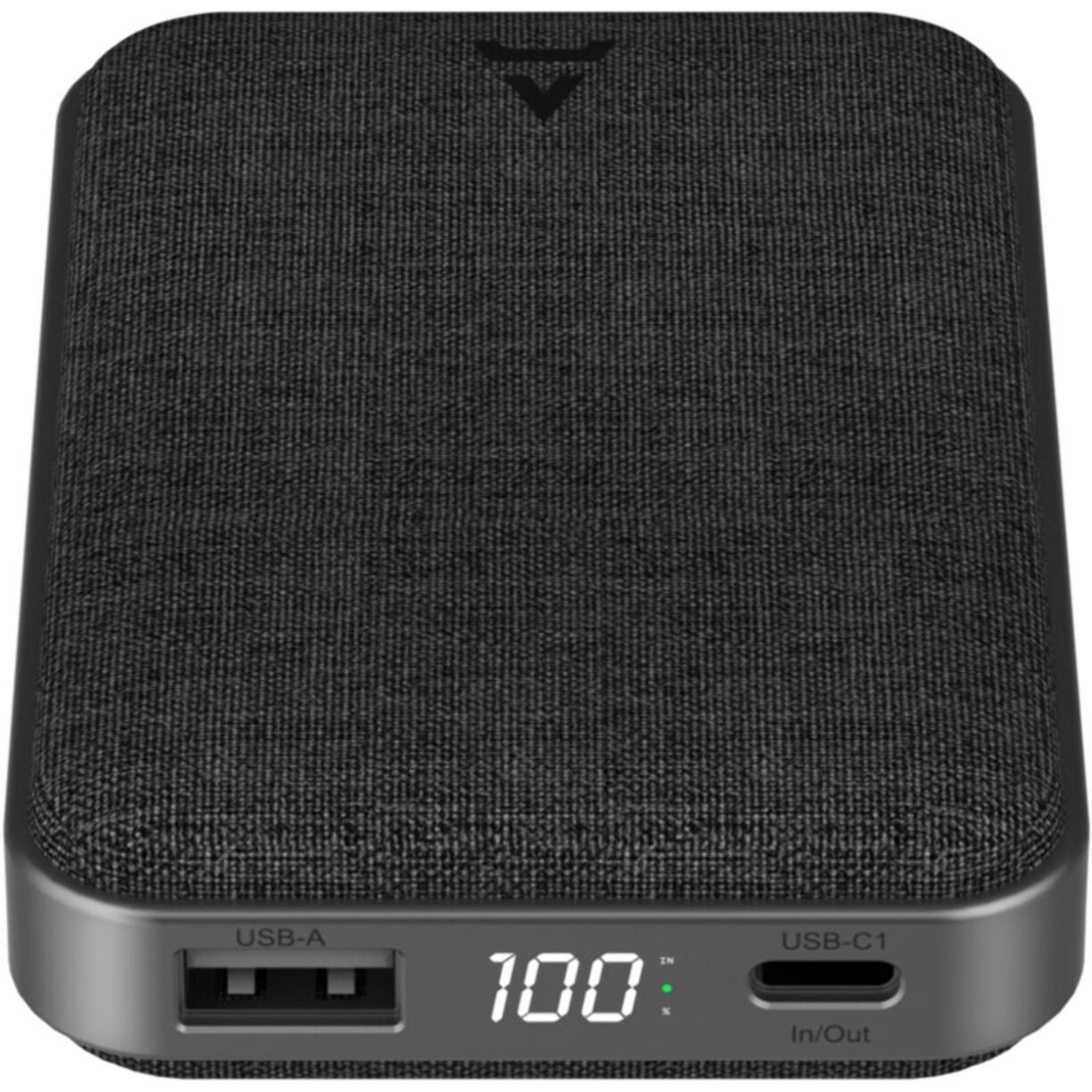 Batterie externe ADEQWAT PowerBank 10000 mAh Power Delivery noir compatible iPhone 16 15 14 et Samsung Galaxy