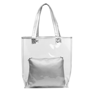 Domodossola Borsa Shopper Donna.Materiale PVC Pelle Sintetica PU